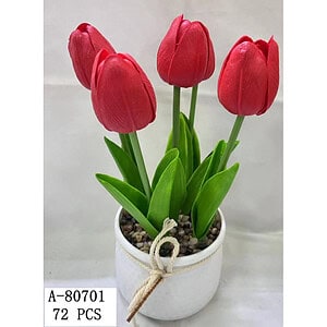 FLORI ARTIFICIALE GHIVECI, EVA+PVC A80701