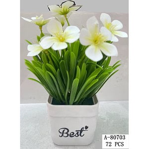 FLORI ARTIFICIALE IN GHIVECI, PVC A80703