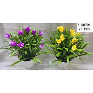 FLORI ARTIFICIALE GHIVECI, PVC A80704