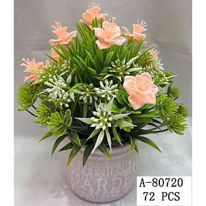 FLORI ARTIFICIALE IN GHIVECI, PVC A80720