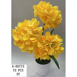 FLORI ARTIFICIALE GHIVECI, TEXTIL+PVC A80773