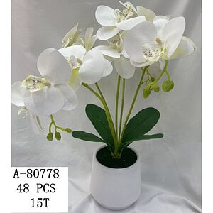 FLORI ARTIFICIALE GHIVECI, TEXTIL+PVC A80778