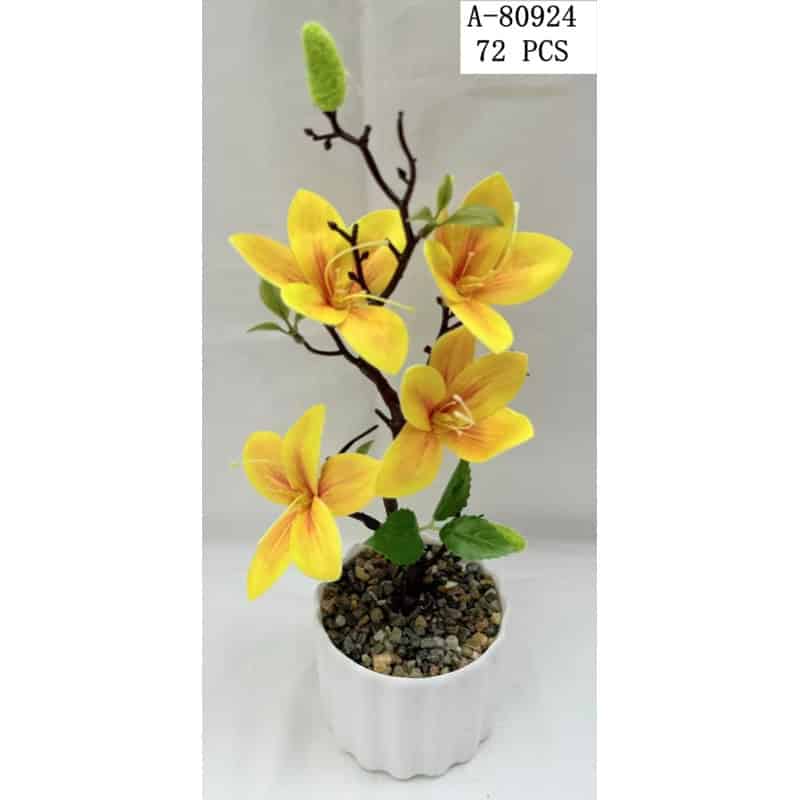 FLORI ARTIFICIALE GHIVECI, PVC A80924