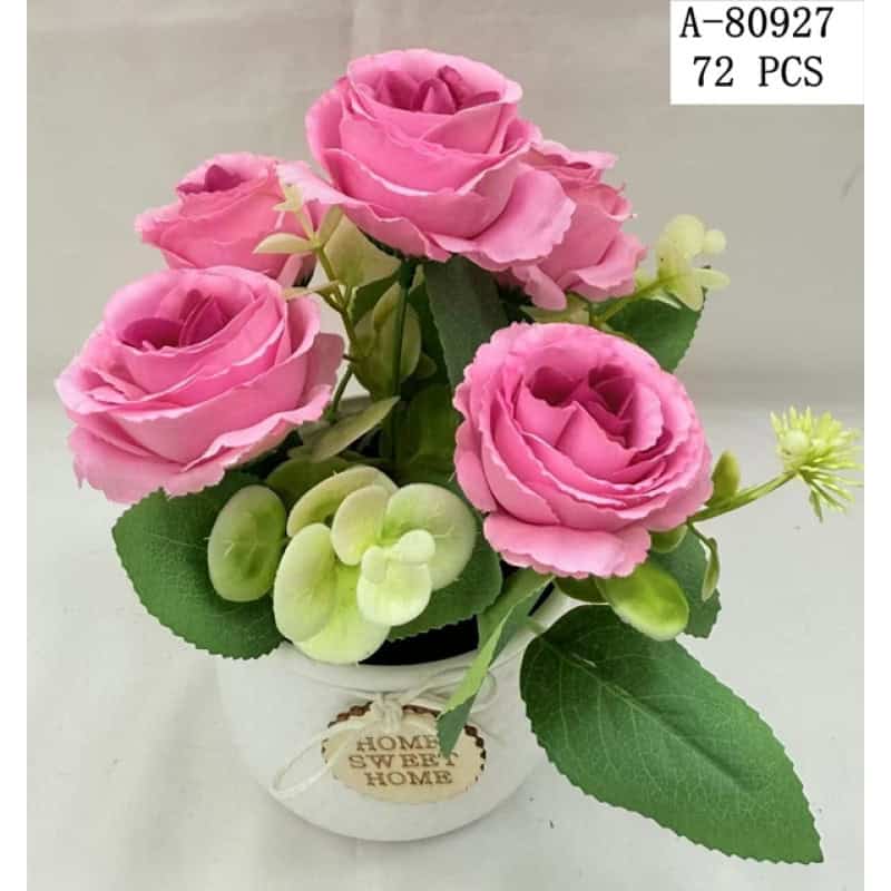 FLORI ARTIFICIALE GHIVECI, TEXTIL+PVC A80927