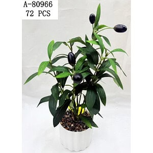 PLANTA DECORATIVA GHIVECI, TEXTIL+PVC A80966