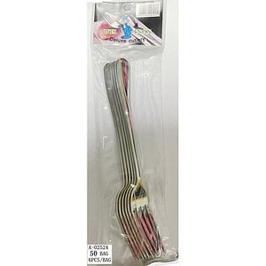FURCULITA 6 PCS, INOX A02524