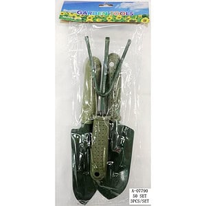 USTENSILE GRADINARIT 3 PCS, FIER+PVC A07790