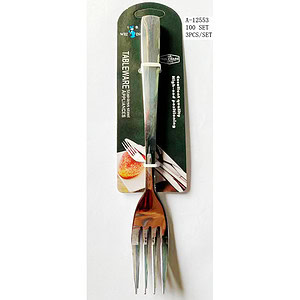 FURCULITA 3 PCS, INOX A12553
