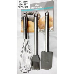 TEL+PENSULA+SPATULA BUCATARIE, SILICON+FIER A14466