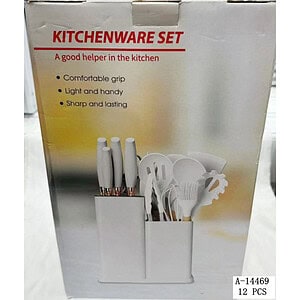 USTENSILE BUCATARIE 19 PCS, SILICON+LEMN+FIER+PVC A14469