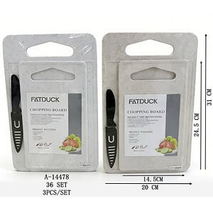TOCATOR 2 PCS+CUTIT BUCATARIE, PVC+INOX A14478