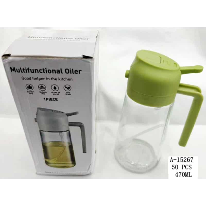 STICLA ULEI/OTET CU PULVERIZATOR 470ML, STICLA+PVC A15267