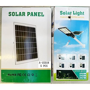 LAMPA SOLARA, PVC+FIER A15318