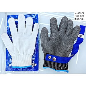 MANUSA PROTECTIE BUCATARIE  2 PCS, FIER+TEXTIL A15978