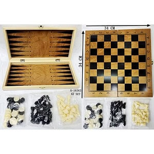 JOC TABLE/SAH 34CM, PVC+LEMN A16363