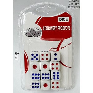 ZAR 12 PCS, PVC A16374