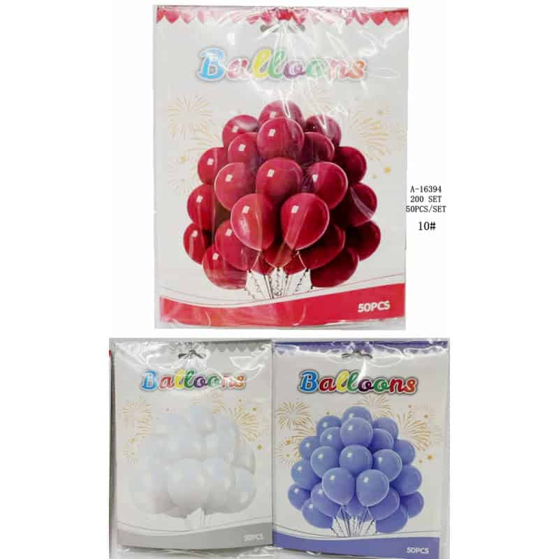 BALON 50 PCS, CAUCIUC A16394