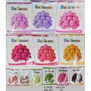 BALON 50 PCS, CAUCIUC A16397