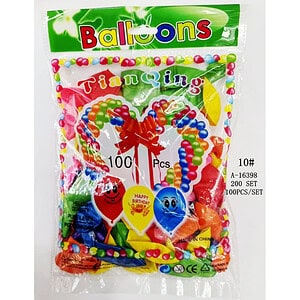 BALON 100 PCS, CAUCIUC A16398