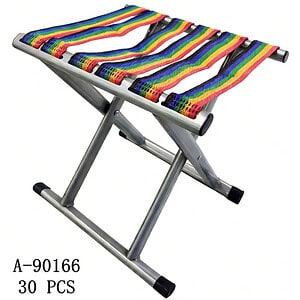SCAUN PLIABIL, FIER+TEXTIL+PVC A90166