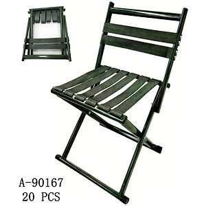 SCAUN PLIABIL, FIER+TEXTIL+PVC A90167
