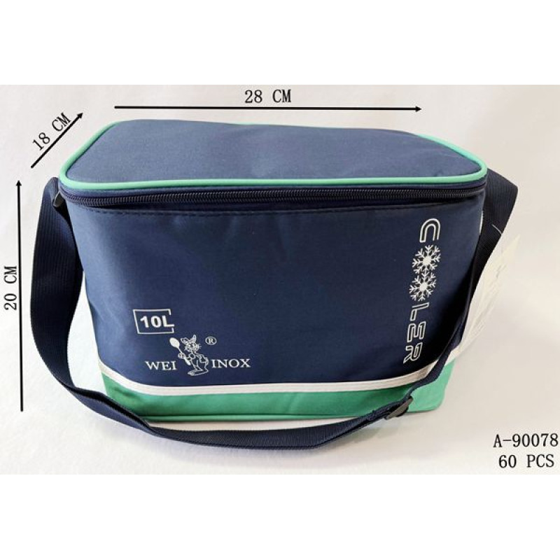 GEANTA TERMICA 28*18*20 CM, TEXTIL+PVC A90078