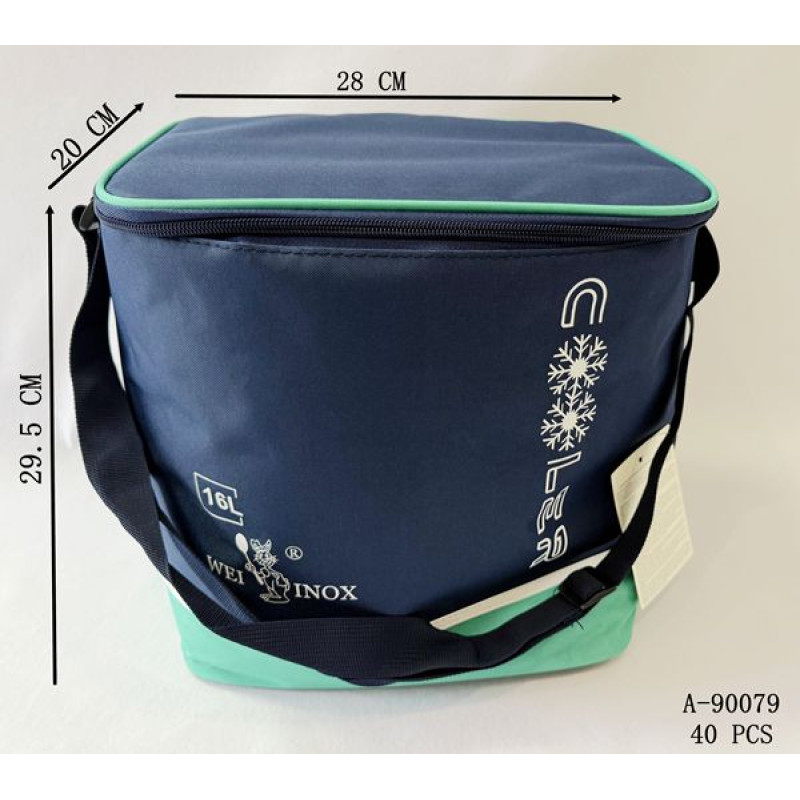 GEANTA TERMICA 28*20*29.5 CM, TEXTIL+PVC A90079