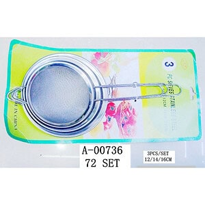 STRECURATOARE 3 PCS (12/14/16 CM), FIER A00736