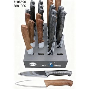 CUTIT BUCATARIE CU TEACA, INOX+PVC A05690