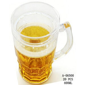 CANA CU PERETE DUBLU PENTRU BAUTURI RECI 400 ML, PVC+LICHID A06500