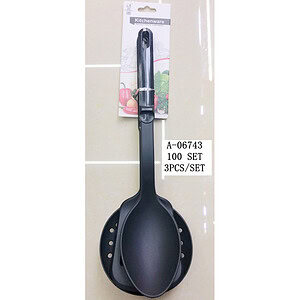 SET USTENSILE BUCATARIE 3 PCS, PVC A06743
