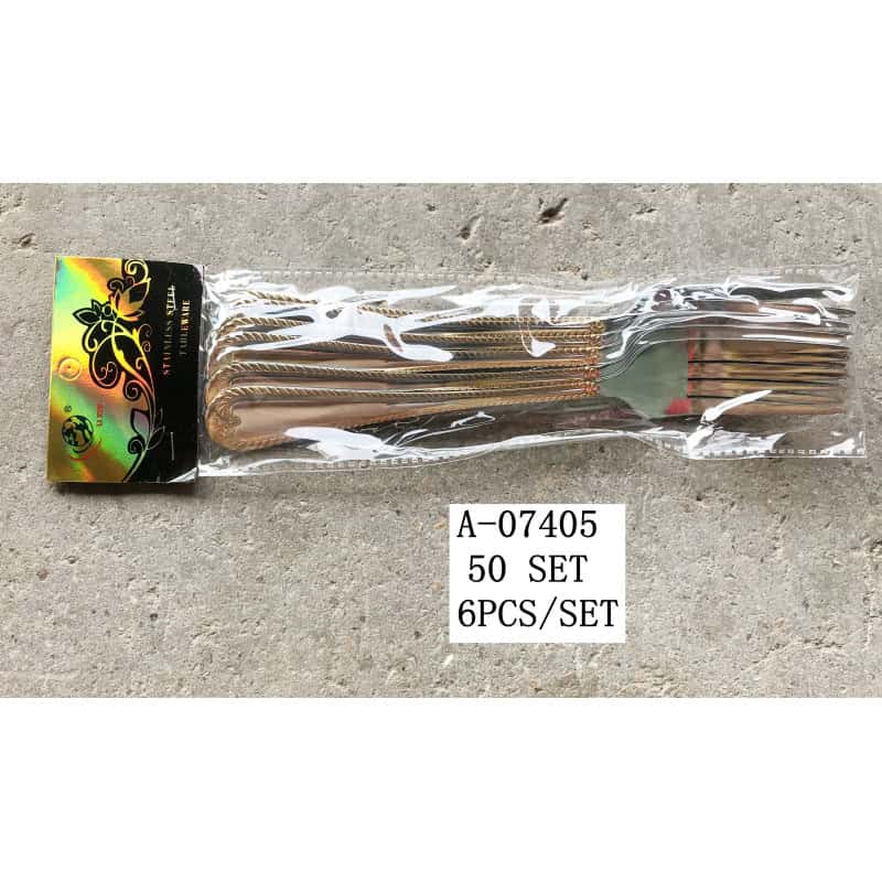 FURCULITA 6PCS INOX A07405