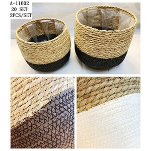 GHIVECI FLORI 2PC LEMN A11602