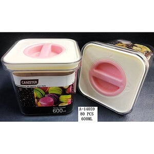 CUTIE DEPOZITARE CU CAPAC 600 ML, PVC A14059