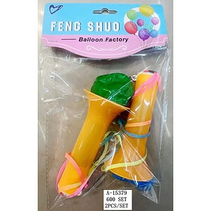 VUVUZELA PARTY 2 PCS, PVC+TEXTIL A15379