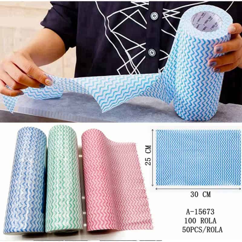 PROSOP UNICA FOLOSINTA 25CM*30CM 50 FOI, TEXTIL NETESUT A15673