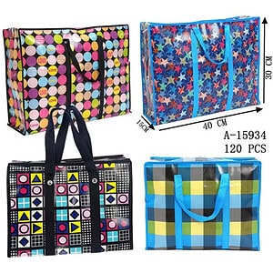 SACOSA PIATA 40*30*15CM, PVC+TEXTIL A15934