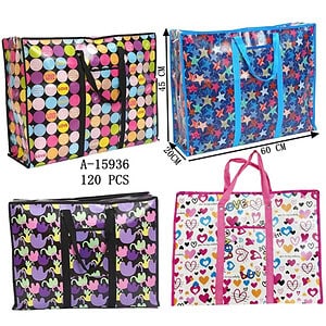 SACOSA PIATA 60*45*20CM, PVC+TEXTIL A15936