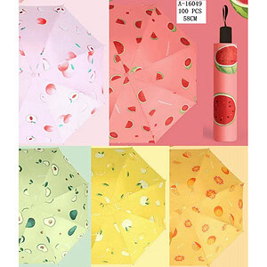 UMBRELA 58 CM,TEXTIL+FIER+PVC A16049