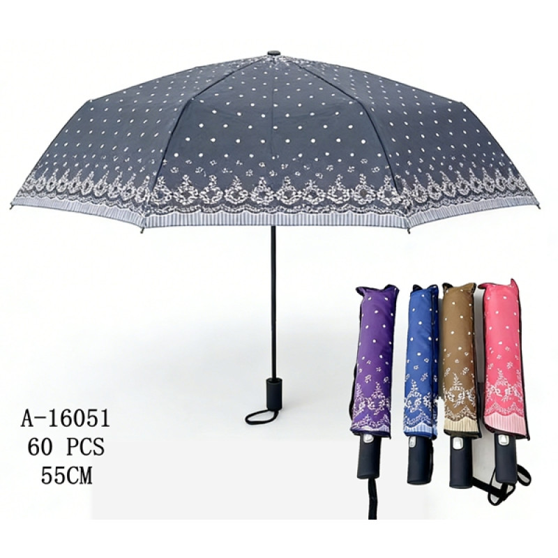 UMBRELA 55 CM,TEXTIL+FIER+PVC A16051