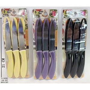 CUTIT 6 PCS, INOX+PVC A16383