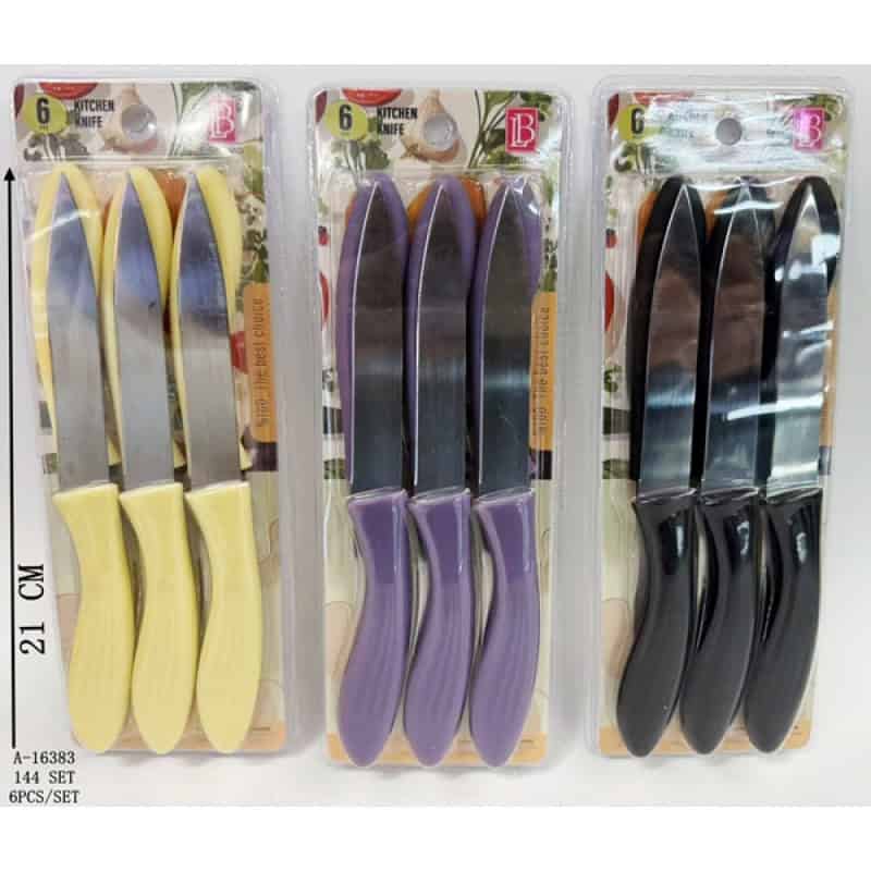 CUTIT 6 PCS, INOX+PVC A16383