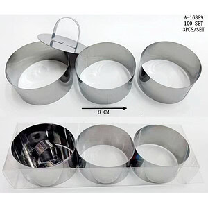 FORMA PRAJITURI (INEL) 3PCS, FIER A16389