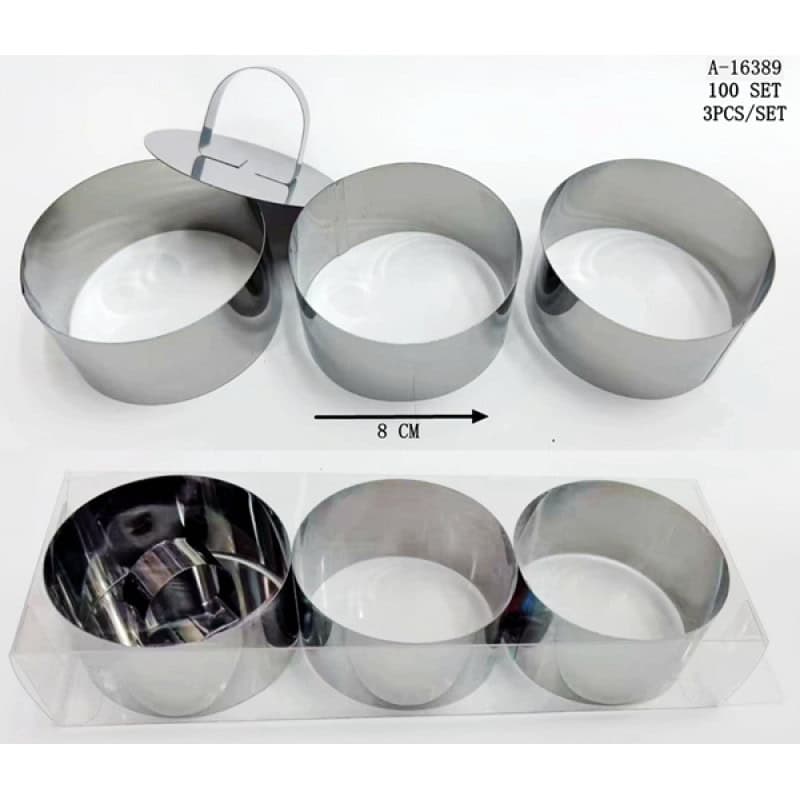 FORMA PRAJITURI (INEL) 3PCS, FIER A16389