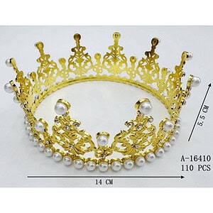 CORONITA PETRECERE 14*5.5 CM, FIER+PVC A16410