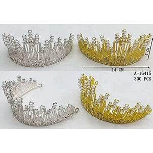 CORONITA PETRECERE 14*7 CM, FIER+PVC A16415
