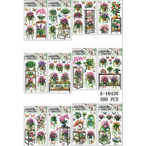 STICKER DECOR PERETE, PVC A16430