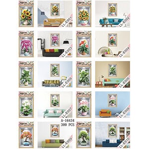 STICKER DECOR PERETE, PVC A16434