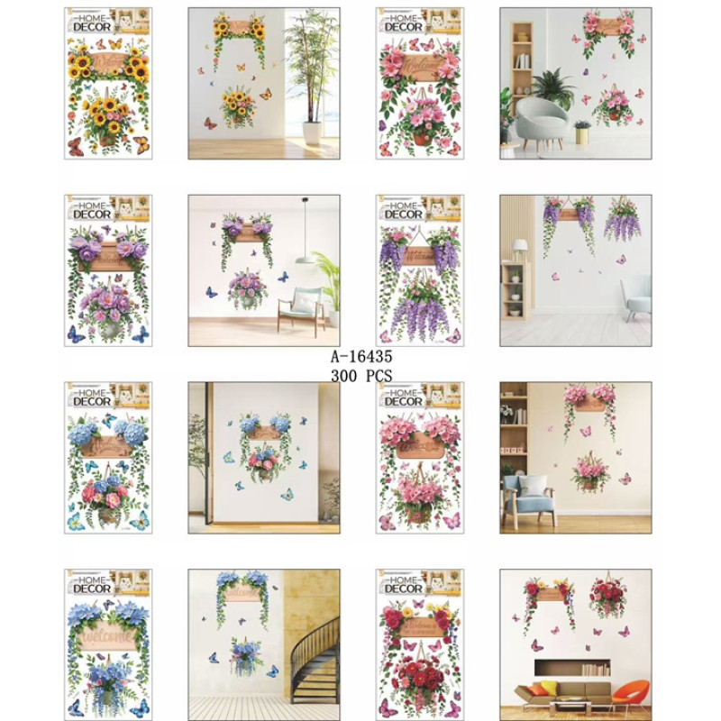 STICKER DECOR PERETE, PVC A16435