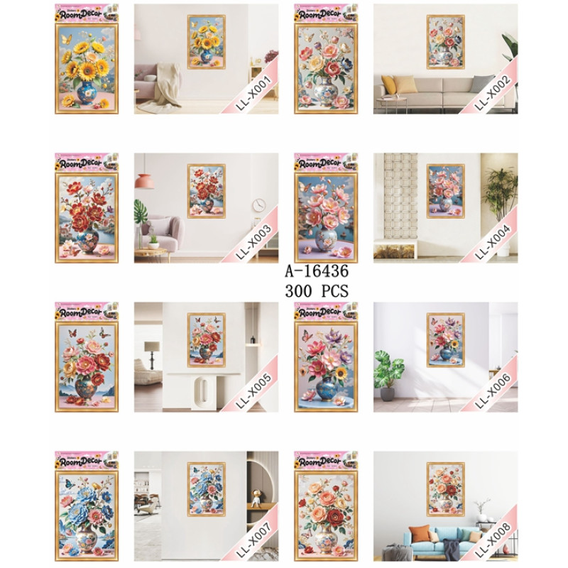 STICKER DECOR PERETE, PVC A16436